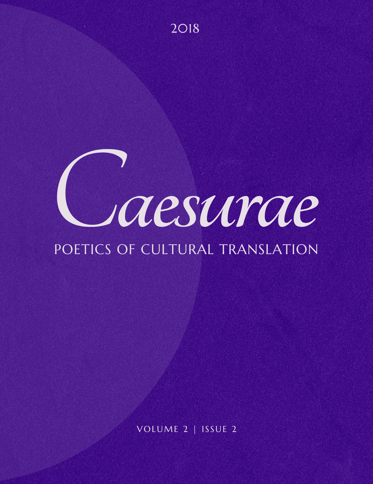 Cover of Volume 2, Number 2